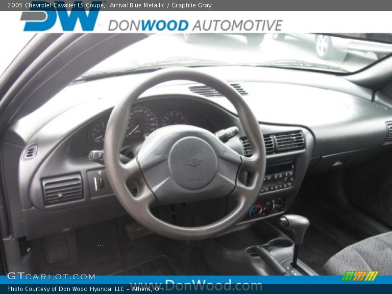 Arrival Blue Metallic / Graphite Gray 2005 Chevrolet Cavalier LS Coupe