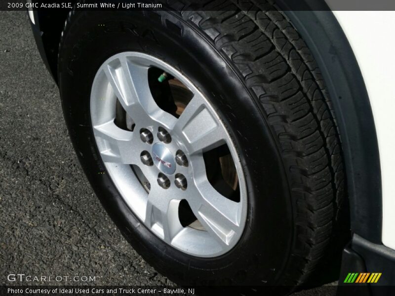 Summit White / Light Titanium 2009 GMC Acadia SLE