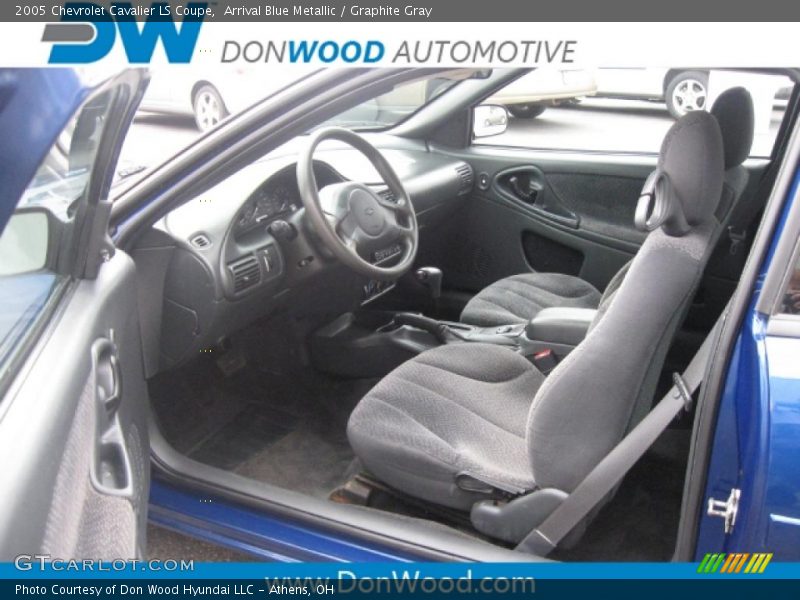 Arrival Blue Metallic / Graphite Gray 2005 Chevrolet Cavalier LS Coupe