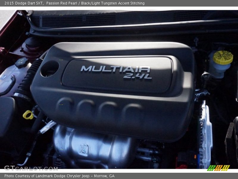 Passion Red Pearl / Black/Light Tungsten Accent Stitching 2015 Dodge Dart SXT