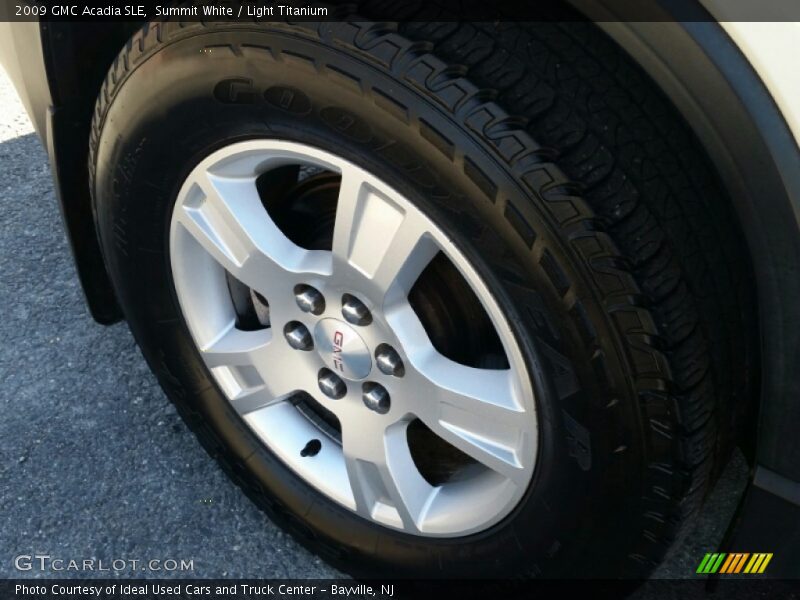 Summit White / Light Titanium 2009 GMC Acadia SLE