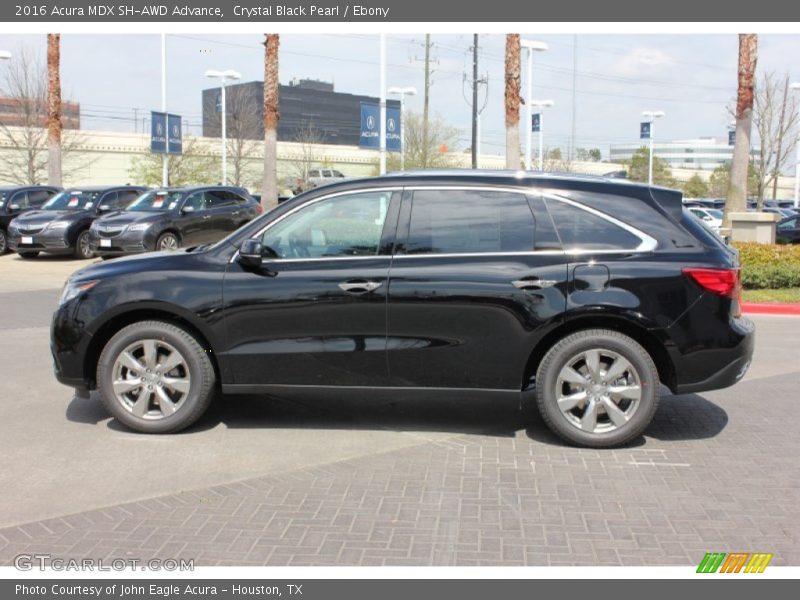 Crystal Black Pearl / Ebony 2016 Acura MDX SH-AWD Advance