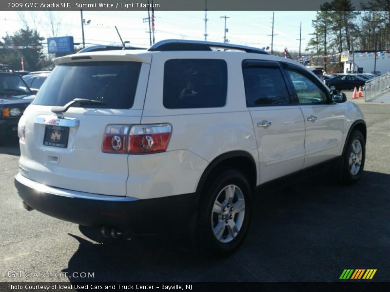 Summit White / Light Titanium 2009 GMC Acadia SLE