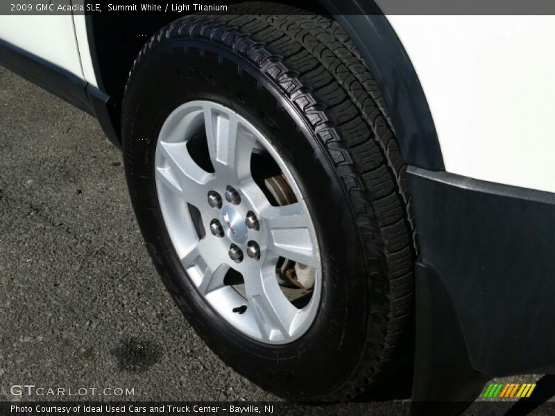 Summit White / Light Titanium 2009 GMC Acadia SLE