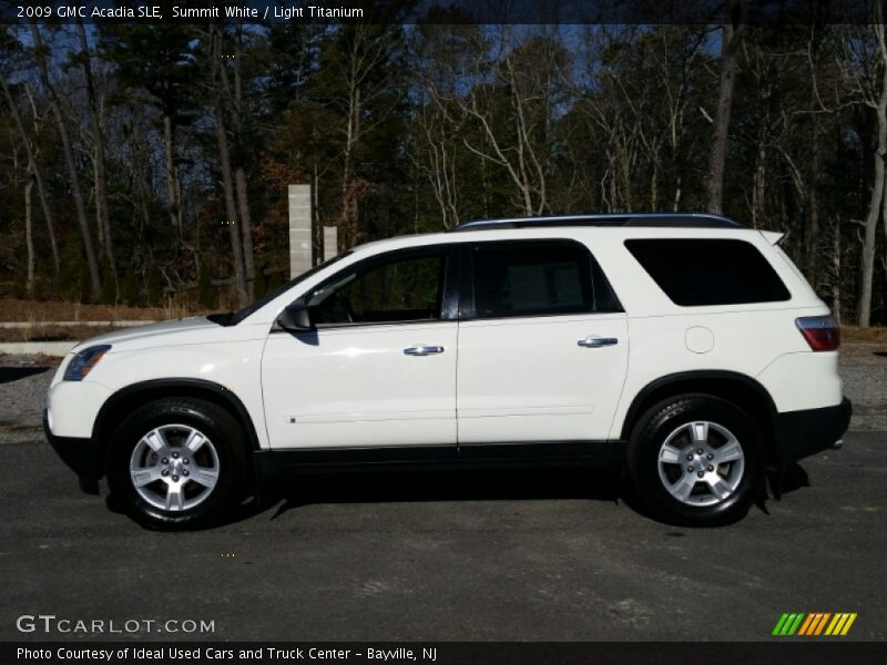 Summit White / Light Titanium 2009 GMC Acadia SLE