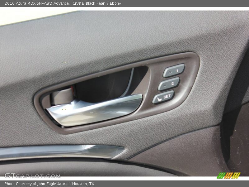 Crystal Black Pearl / Ebony 2016 Acura MDX SH-AWD Advance