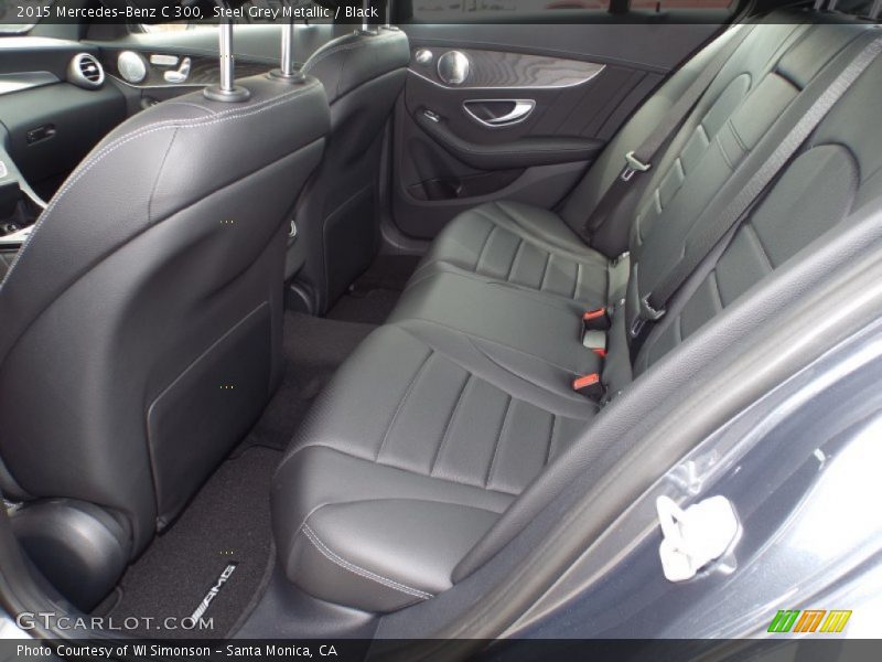 Steel Grey Metallic / Black 2015 Mercedes-Benz C 300