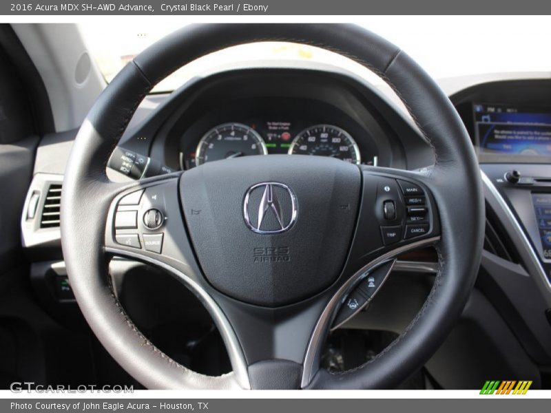 Crystal Black Pearl / Ebony 2016 Acura MDX SH-AWD Advance