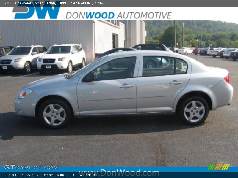Ultra Silver Metallic / Gray 2005 Chevrolet Cobalt Sedan