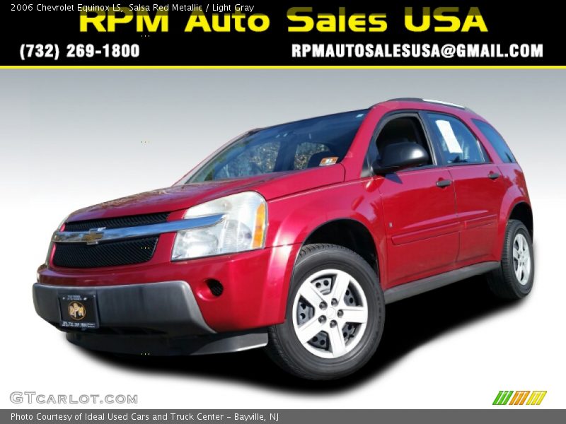 Salsa Red Metallic / Light Gray 2006 Chevrolet Equinox LS