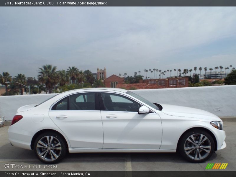 Polar White / Silk Beige/Black 2015 Mercedes-Benz C 300