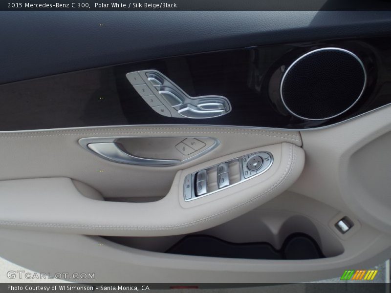 Polar White / Silk Beige/Black 2015 Mercedes-Benz C 300