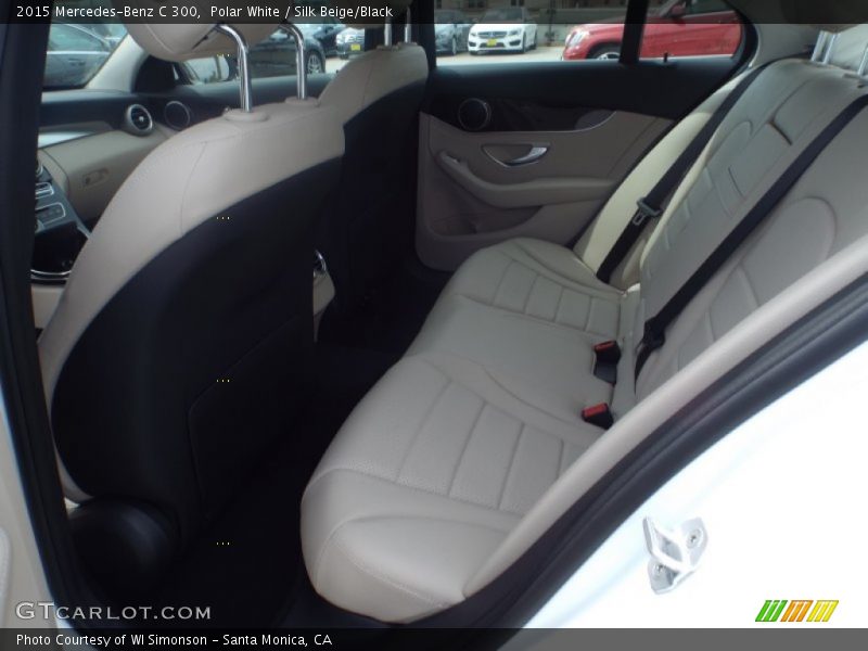 Polar White / Silk Beige/Black 2015 Mercedes-Benz C 300