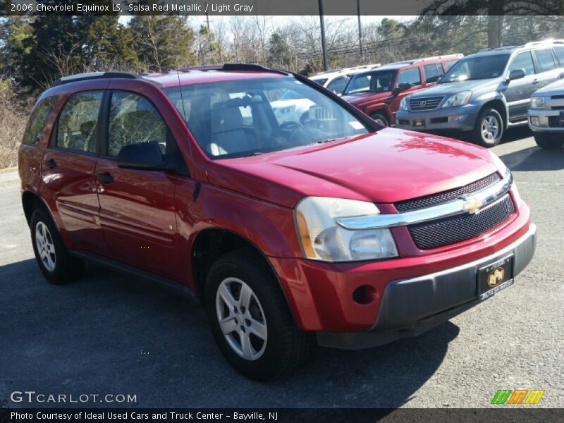 Salsa Red Metallic / Light Gray 2006 Chevrolet Equinox LS