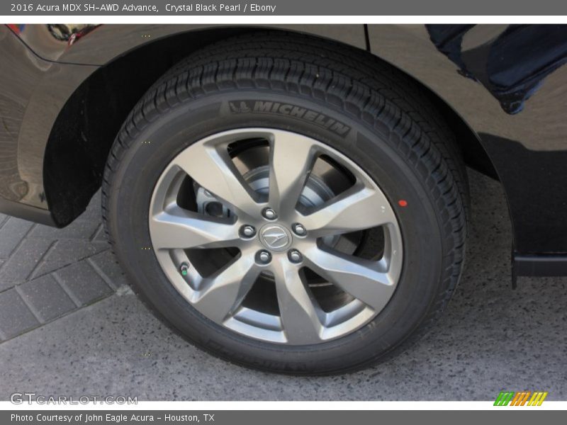 Crystal Black Pearl / Ebony 2016 Acura MDX SH-AWD Advance