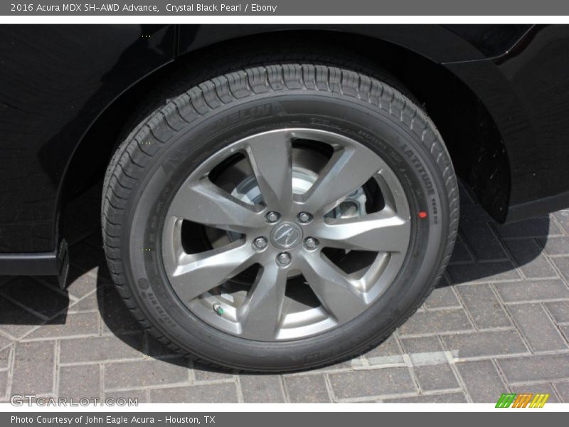 Crystal Black Pearl / Ebony 2016 Acura MDX SH-AWD Advance