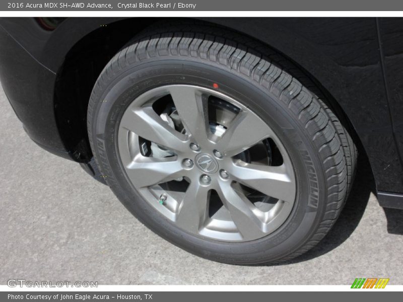 Crystal Black Pearl / Ebony 2016 Acura MDX SH-AWD Advance