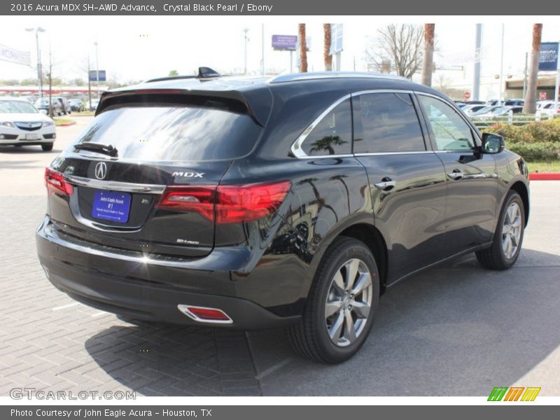 Crystal Black Pearl / Ebony 2016 Acura MDX SH-AWD Advance