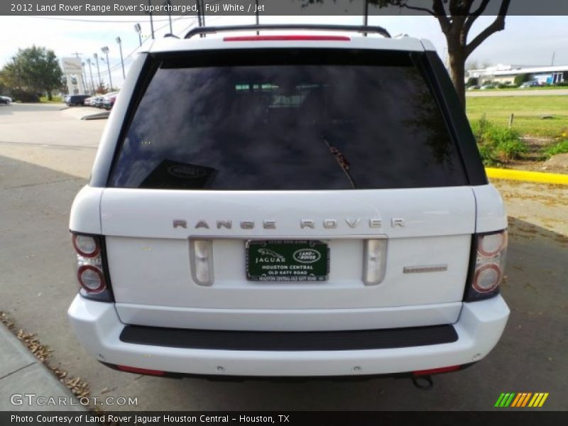 Fuji White / Jet 2012 Land Rover Range Rover Supercharged