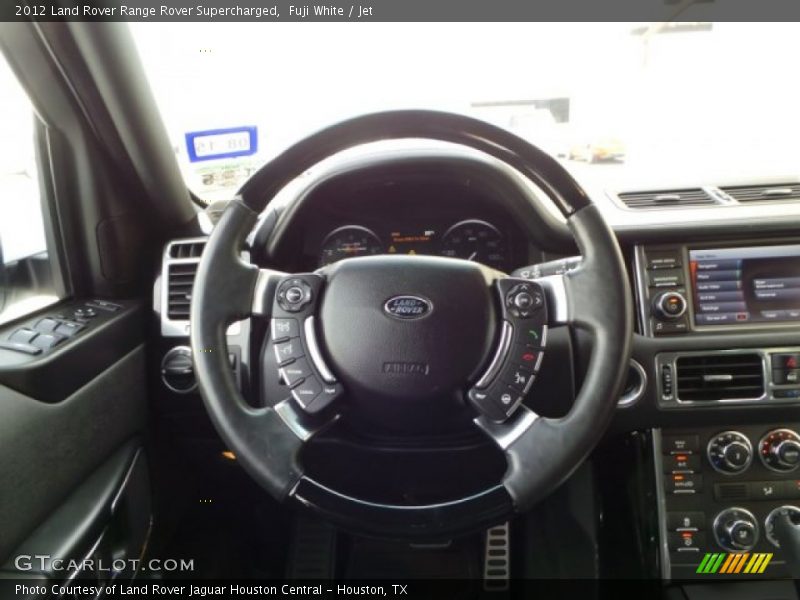 Fuji White / Jet 2012 Land Rover Range Rover Supercharged