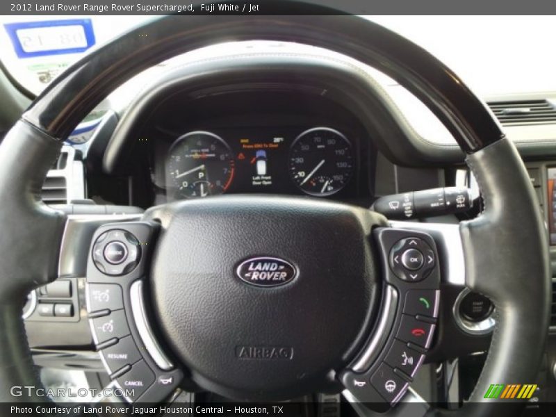 Fuji White / Jet 2012 Land Rover Range Rover Supercharged