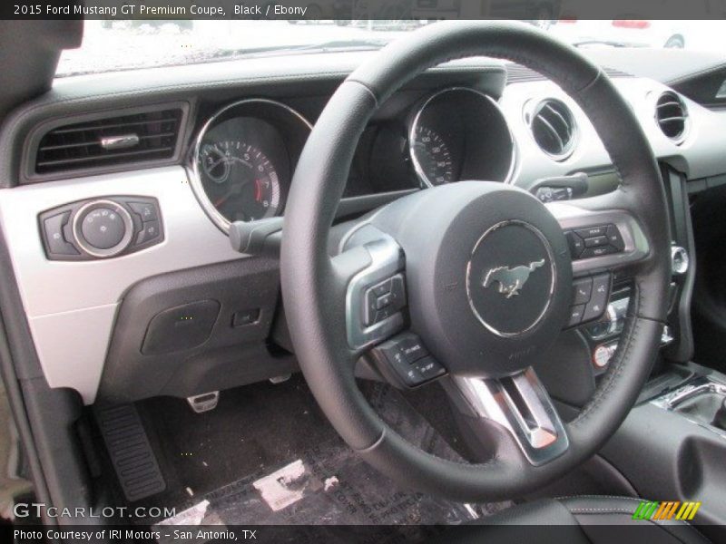 Black / Ebony 2015 Ford Mustang GT Premium Coupe