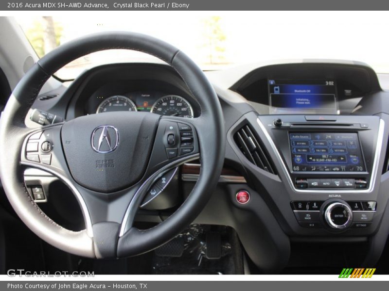 Crystal Black Pearl / Ebony 2016 Acura MDX SH-AWD Advance