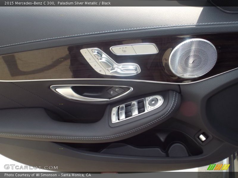 Paladium Silver Metallic / Black 2015 Mercedes-Benz C 300