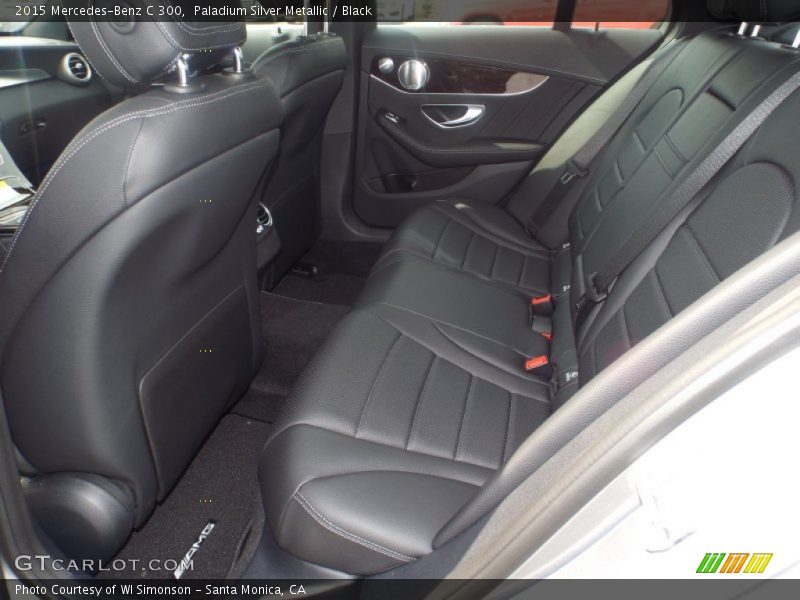 Paladium Silver Metallic / Black 2015 Mercedes-Benz C 300