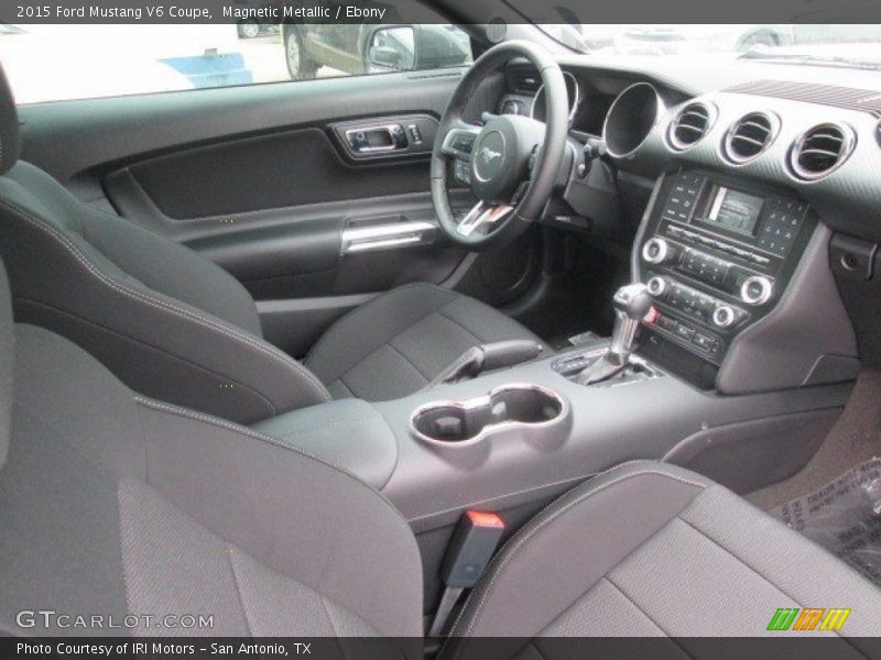 Magnetic Metallic / Ebony 2015 Ford Mustang V6 Coupe