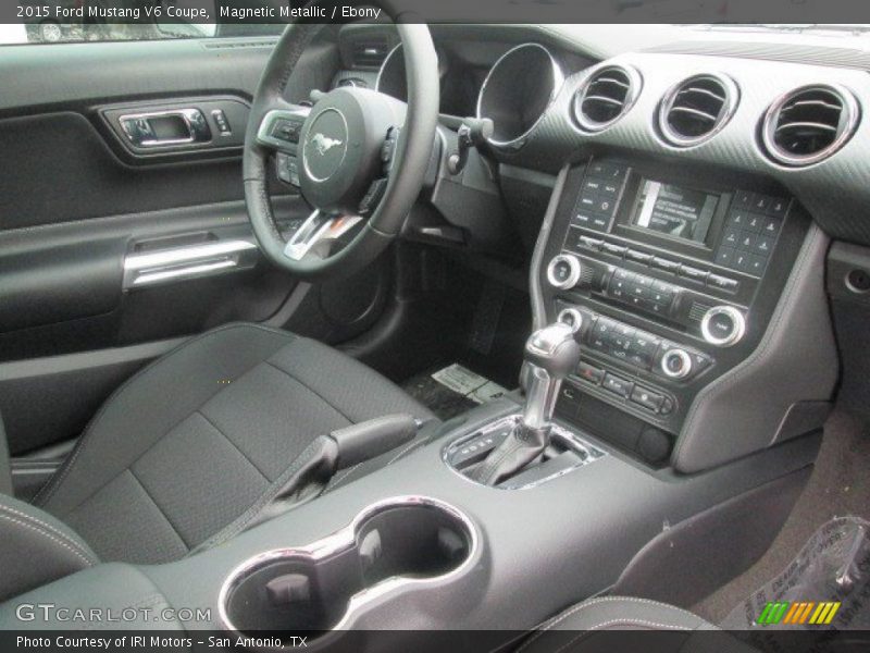 Magnetic Metallic / Ebony 2015 Ford Mustang V6 Coupe