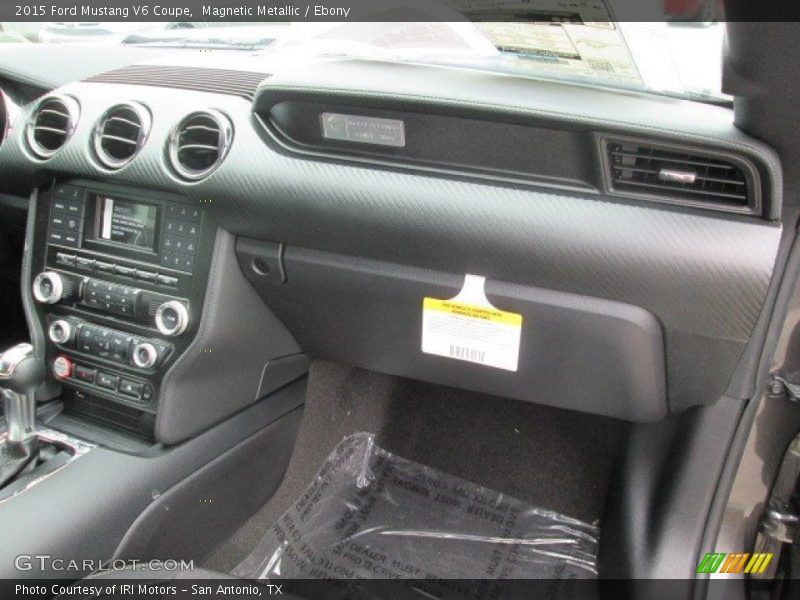 Magnetic Metallic / Ebony 2015 Ford Mustang V6 Coupe