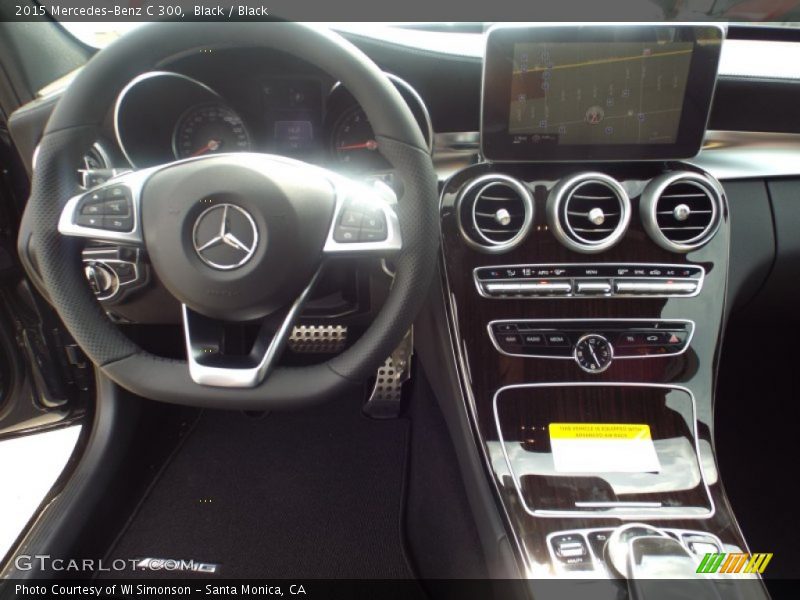 Black / Black 2015 Mercedes-Benz C 300