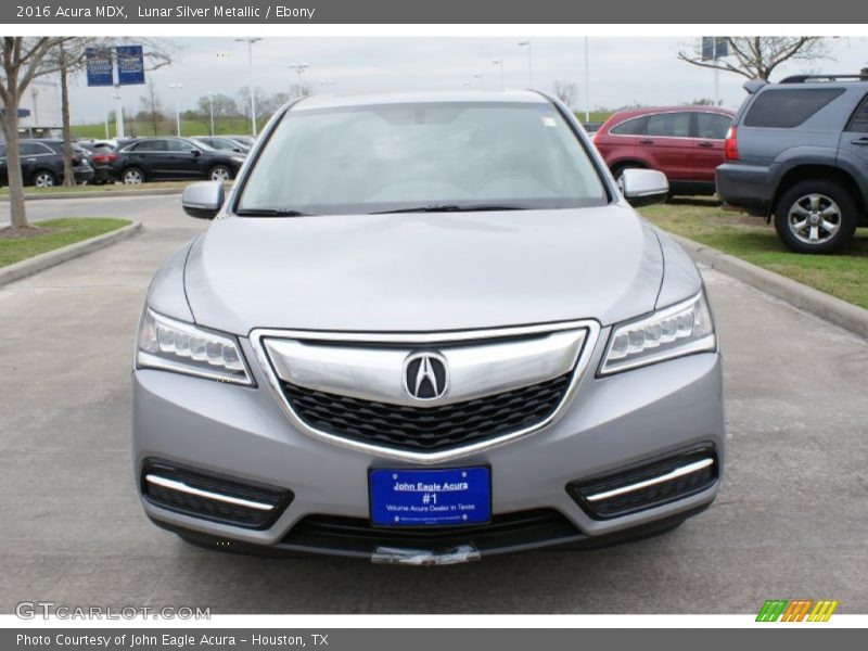 Lunar Silver Metallic / Ebony 2016 Acura MDX