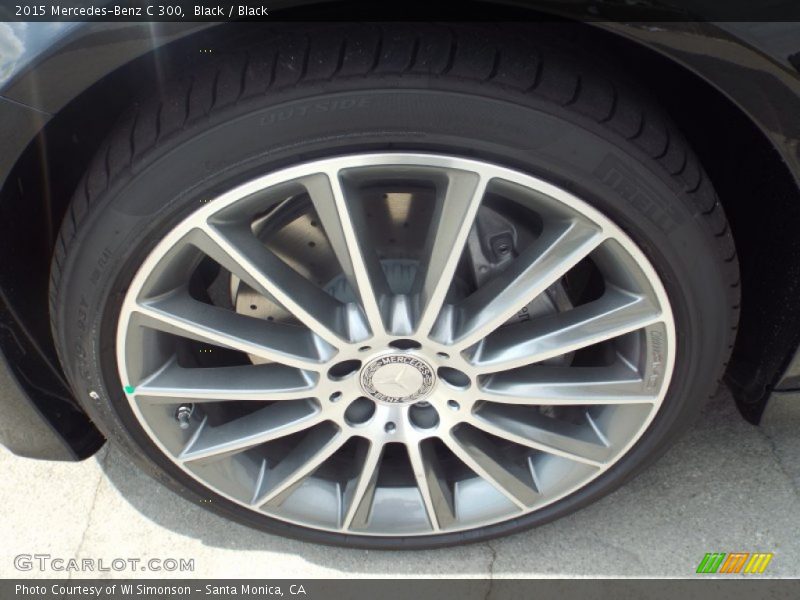 Black / Black 2015 Mercedes-Benz C 300
