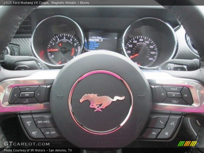 Magnetic Metallic / Ebony 2015 Ford Mustang V6 Coupe