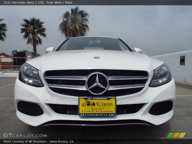 Polar White / Black 2015 Mercedes-Benz C 300