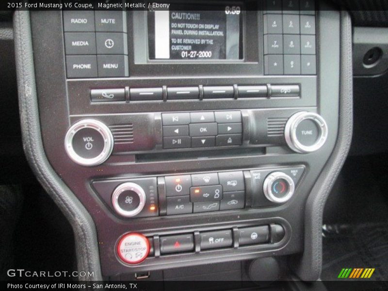 Magnetic Metallic / Ebony 2015 Ford Mustang V6 Coupe