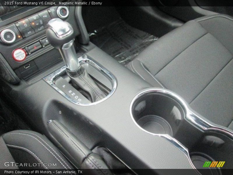 Magnetic Metallic / Ebony 2015 Ford Mustang V6 Coupe