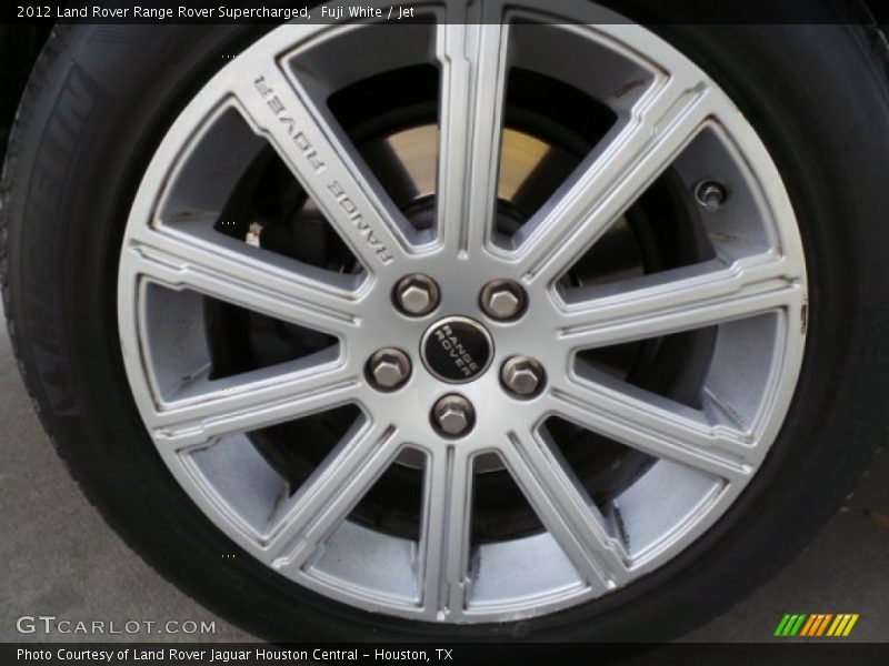 Fuji White / Jet 2012 Land Rover Range Rover Supercharged