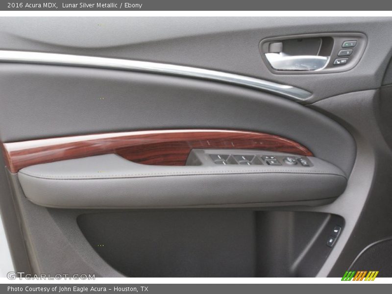 Lunar Silver Metallic / Ebony 2016 Acura MDX