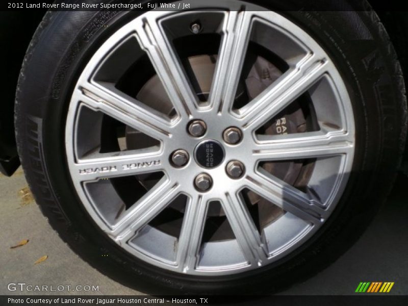 Fuji White / Jet 2012 Land Rover Range Rover Supercharged