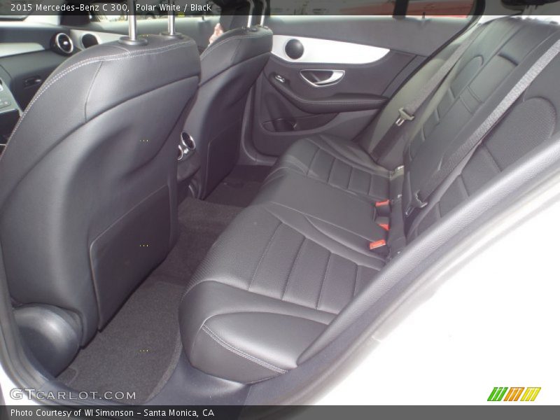 Polar White / Black 2015 Mercedes-Benz C 300