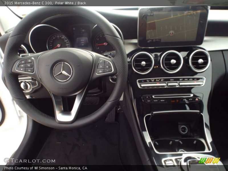 Polar White / Black 2015 Mercedes-Benz C 300