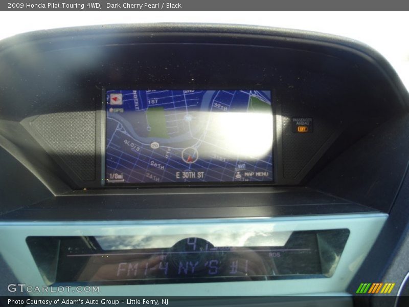 Dark Cherry Pearl / Black 2009 Honda Pilot Touring 4WD