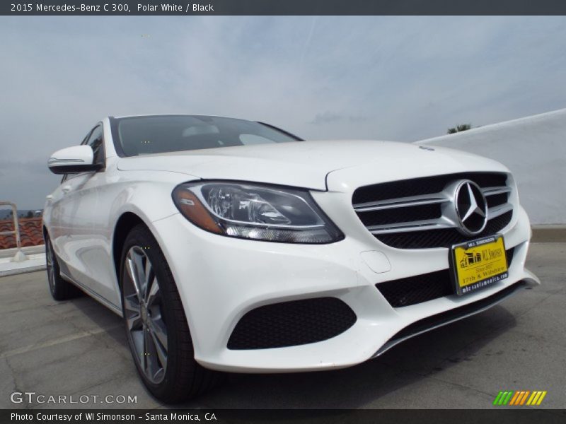 Polar White / Black 2015 Mercedes-Benz C 300