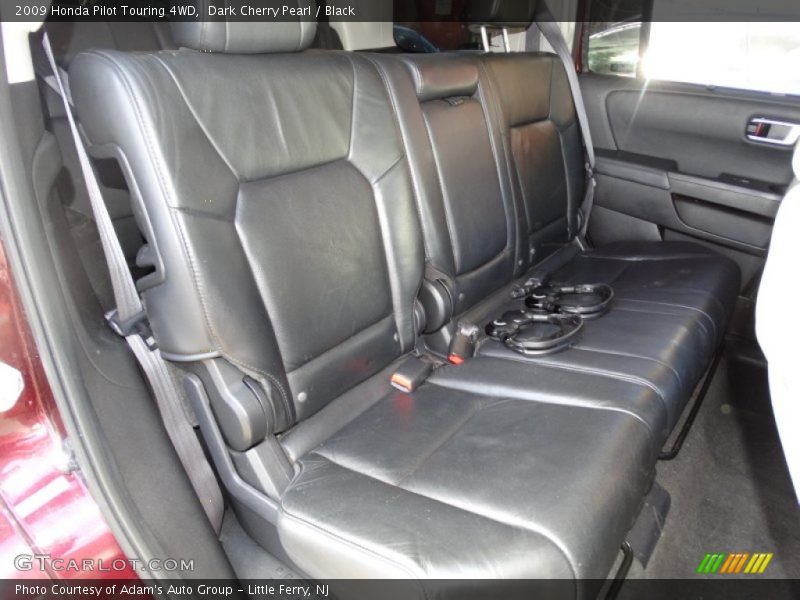 Dark Cherry Pearl / Black 2009 Honda Pilot Touring 4WD