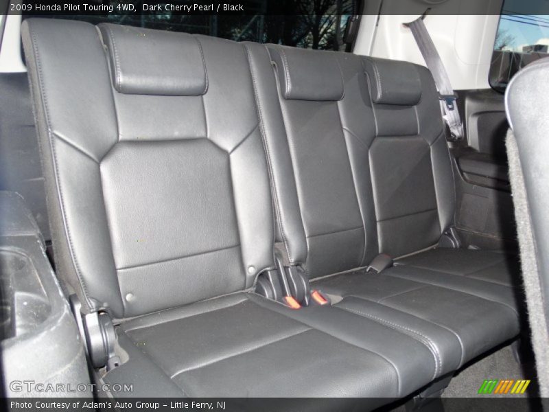 Dark Cherry Pearl / Black 2009 Honda Pilot Touring 4WD