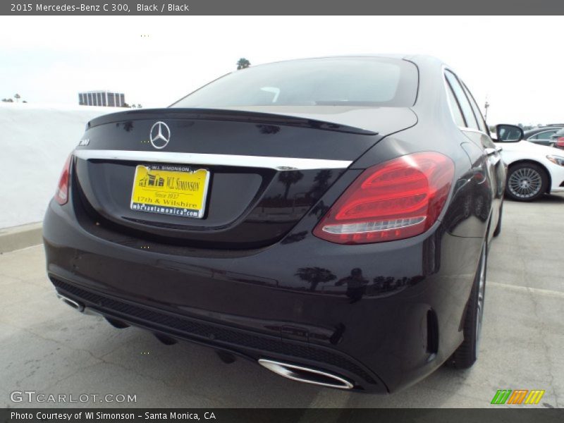 Black / Black 2015 Mercedes-Benz C 300