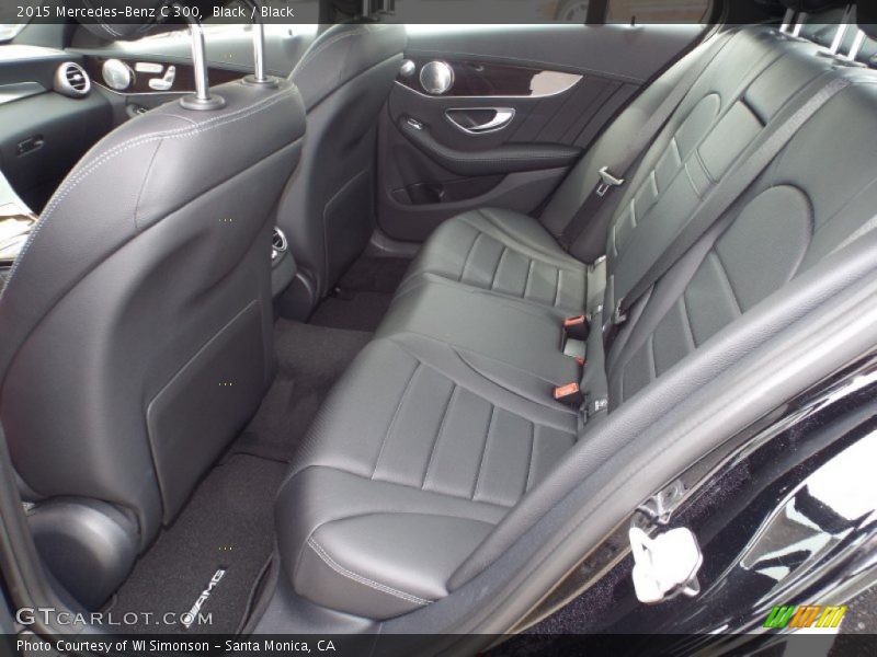 Black / Black 2015 Mercedes-Benz C 300